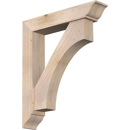 Ekena Millwork Westlake Traditional Smooth Bracket w/ Offset Brace, Douglas Fir, 7 1/2"W x 38"D x 44"H BKT0806X38X44WTL01SDF